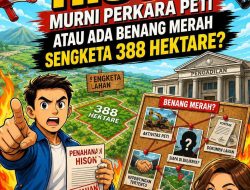 PENAHANAN HISON: MURNI PERKARA PETI ATAU ADA BENANG MERAH SENGKETA 388 HEKTARE..?
