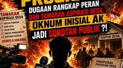 Sorotan Tajam Dugaan Makelar Aspirasi”: Oknum Wartawan Disebut Bawa Nama Pejabat hingga Janjikan Program Desa