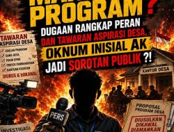 Sorotan Tajam Dugaan Makelar Aspirasi”: Oknum Wartawan Disebut Bawa Nama Pejabat hingga Janjikan Program Desa