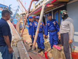 Polisi Pati Sisir Dermaga Juwana, Cegah Percikan Las Jadi Kebakaran Kapal