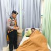 Pengemudi Sakit di Perjalanan, Layanan 110 Polresta Pati Gerak Cepat Beri Pertolongan