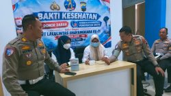 Hari Lalu Lintas Bhayangkara ke-71, Polisi Pati Gelar Donor Darah dan Pengobatan Gratis