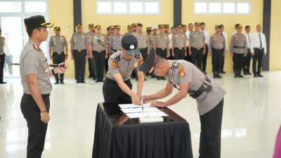 Tiga Jabatan Strategis Berganti, Kapolres Rohul Tekankan Profesionalisme dan Inovasi