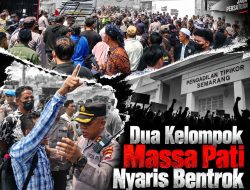 Dua Kelompok Massa Pati”, Nyaris Bentrok Saat Kawal Sidang Sudewo di Tipikor Semarang
