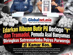 Edarkan Ribuan Butir Pil Berlogo “Y” dan Tramadol, Pemuda Asal Banyumas Diringkus Satresnarkoba Polres Purworejo di Kamar Kos