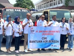 Chandra Lepas Bantuan 100 Tangki Air Bersih untuk Warga Pati