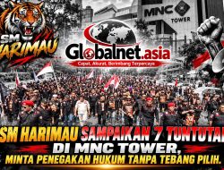 LSM Harimau Sampaikan 7 Tuntutan di MNC Tower, Minta Penegakan Hukum Tanpa Tebang Pilih