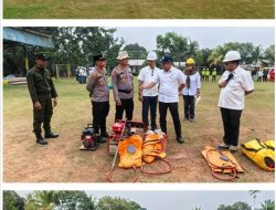 Polsek Tandun Bersama PTPN IV Regional III Distrik Barat Gelar Apel Siaga Antisipasi Karhutla
