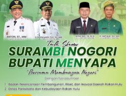 Surambi Nogori Bupati Menyapa Dorong Sinergi Pembangunan dan Penguatan Pariwisata Rohul
