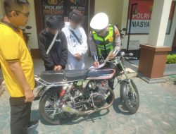 Jumping di Depan Petugas, Dua Pembalap Liar Kudus Akhirnya Diangkut ke Polsek