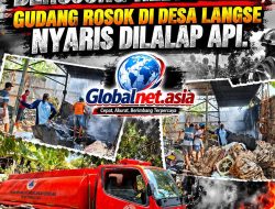 Bakar Sampah Berujung Kebakaran, Gudang Rosok Di Desa Langae Nyaris Dilalap Api.