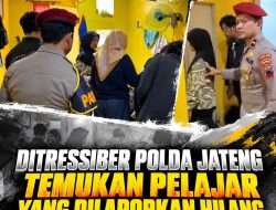 Ditressiber Polda Jateng Temukan Pelajar yang Dilaporkan Hilang, Diserahkan Kembali kepada Orang Tua Dalam Keadaan Sehat