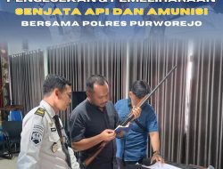 Pengecekan & Pemeliharaan Senjata Api dan Amunisi Bersama Polres Purworejo