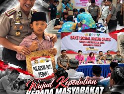 Wujud Kepedulian kepada Masyarakat, Polresta Pati Gelar Khitan Gratis bagi Anak-Anak