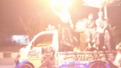 Semarakkan Hari Santri Nasional 2026, Ratusan Santri di Kecamatan Tandun Ikuti Pawai Obor