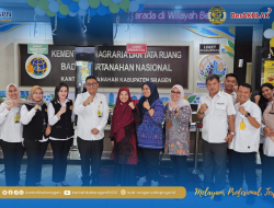 Tim Itjen ATR/BPN Laksanakan Verifikasi Lapangan Pembangunan ZI Menuju WBK di Kantor Pertanahan Kabupaten Sragen