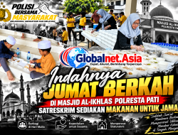Indahnya Jumat Berkah di Masjid Al-Ikhlas Polresta Pati”, Satreskrim Sediakan Makanan untuk Jamaah