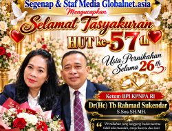 HUT ke-57, Rahmad Sukendar Gelar Tasyakuran dan Peringati 26 Tahun Pernikahan